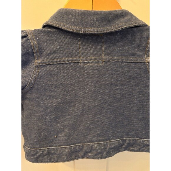 Toddler Girls Gymboree Soft Stretch Denim Snap Jean Jacket 12-24 Mo Excellent - Picture 7 of 7